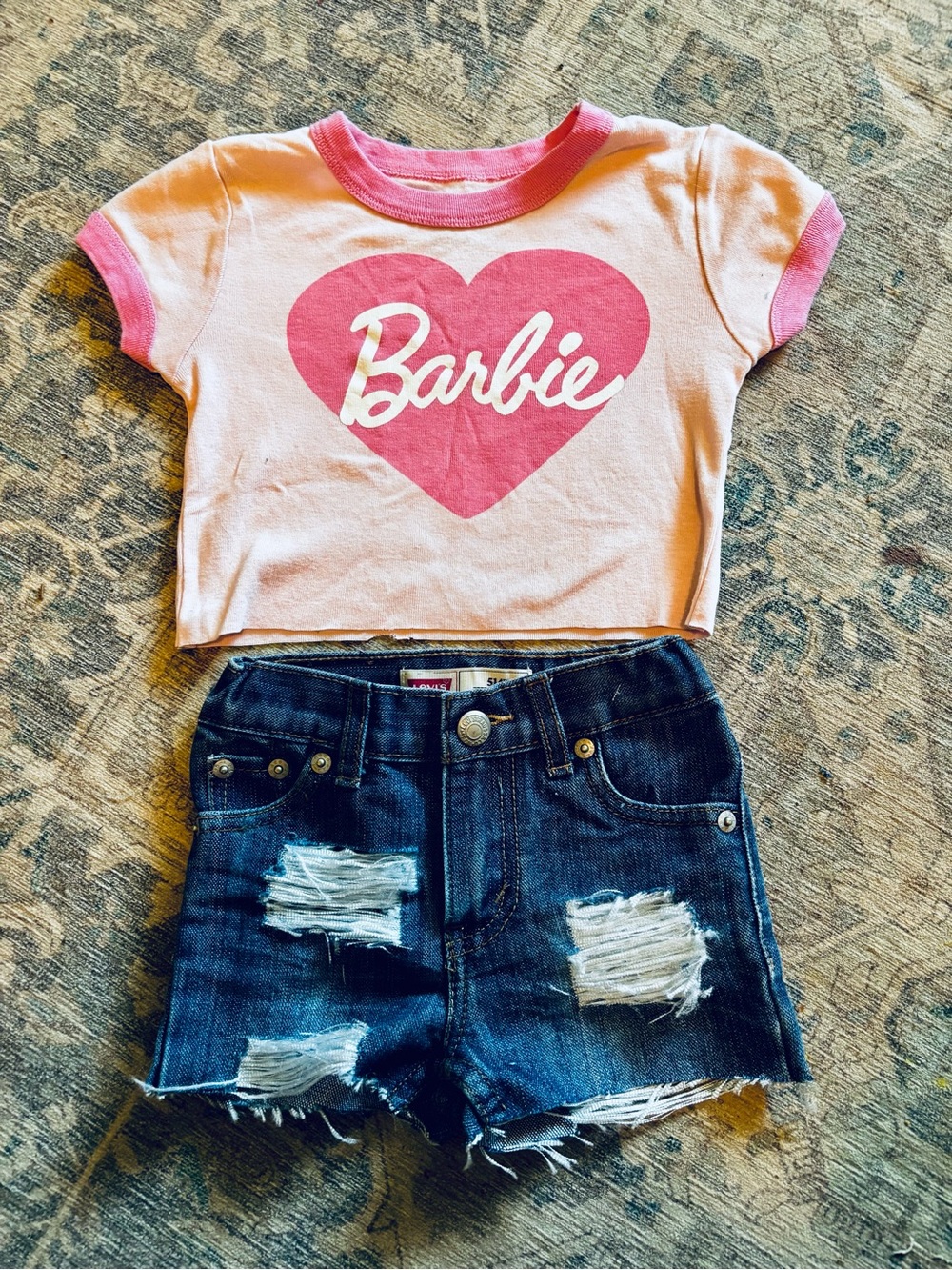 Curated Outfit Custom Reworked Levi’s